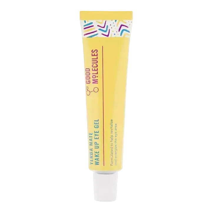 Good Molecules Yerba Mate Wake Up Eye Gel for depuffing and hydrating tired eyes with caffeine