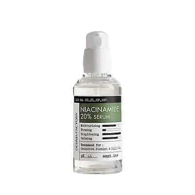 DERMA FACTORY Niacinamide 20% Serum for brightening and pore minimizing