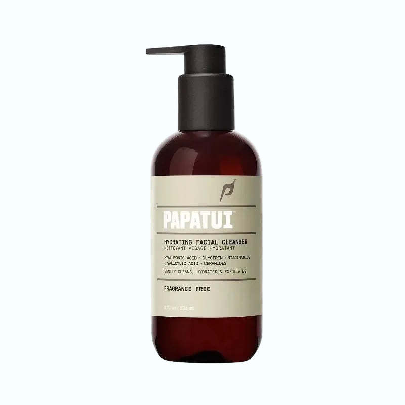 Papatui Hydrating Facial Cleanser with niacinamide and ceramides for men's skincare