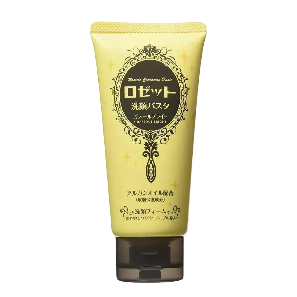 Rosette Cleansing Paste Ghassoul Bright Japanese foam cleanser with Moroccan clay and argan oil