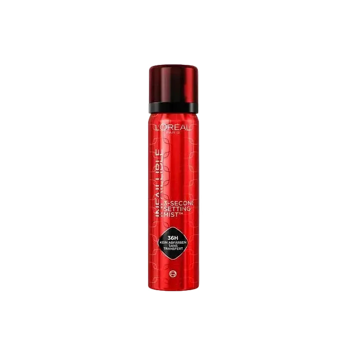 L'Oreal Infallible 3-Second Setting Mist for 36-hour long-lasting makeup wear