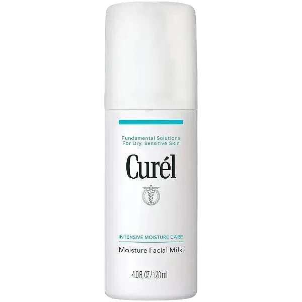 Curel Moisture Facial Milk with ceramides for dry, sensitive skin hydration and barrier repair