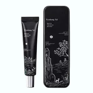 Pyunkang Yul Black Tea Time Reverse Eye Cream with fermented black tea and peptides for anti-aging