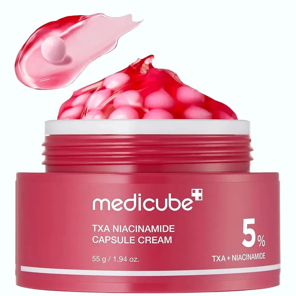 Medicube TXA Niacinamide Capsule Cream for brightening and dark spot fading