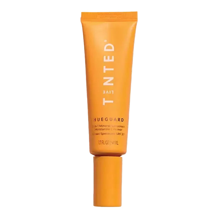Live Tinted Hueguard 3-in-1 Mineral Sunscreen SPF 30 tinted moisturizer primer no white cast