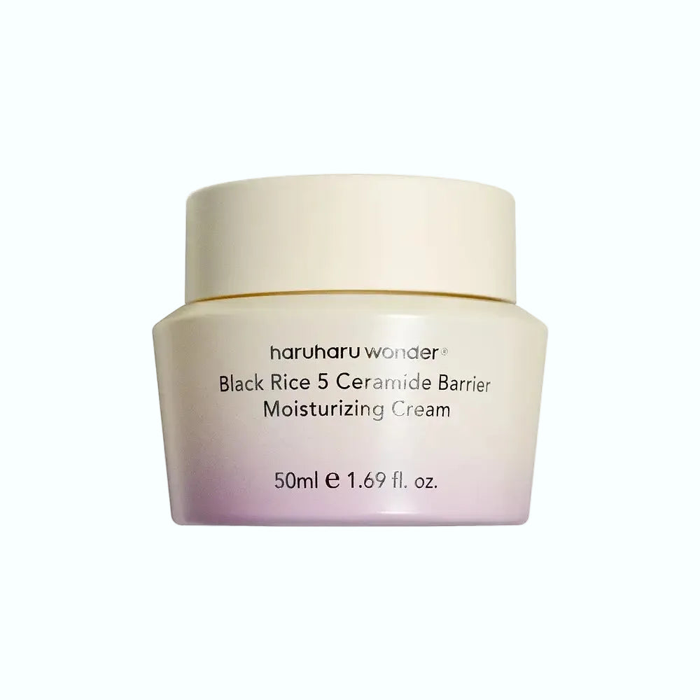Haruharu Wonder Black Rice 5 Ceramide Barrier Moisturizing Cream for sensitive skin and barrier repair