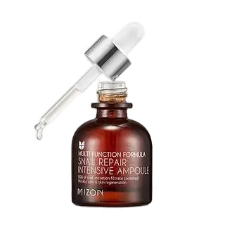 Mizon Snail Repair Intensive Ampoule 80% snail mucin for hydration, anti-aging and skin repair