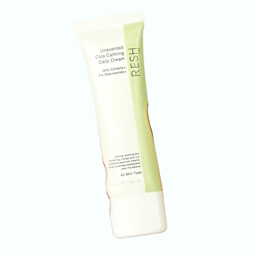 Resh Lab Unscented Cica Calming Daily Cream for sensitive skin soothing and barrier repair