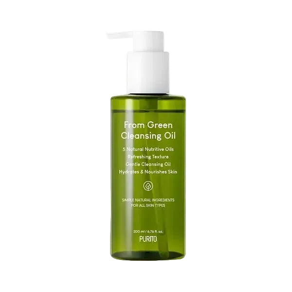 Purito From Green Cleansing Oil with natural oils for gentle makeup removal and hydration