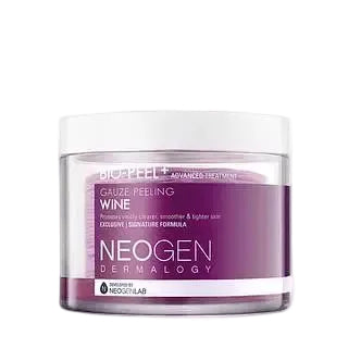 Neogen Bio-Peel Gauze Peeling Wine exfoliating pads for brightening and smoother skin texture