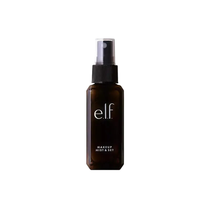 e.l.f. cosmetics Makeup Mist & Set Spray with aloe, green tea and cucumber for all-day makeup hold