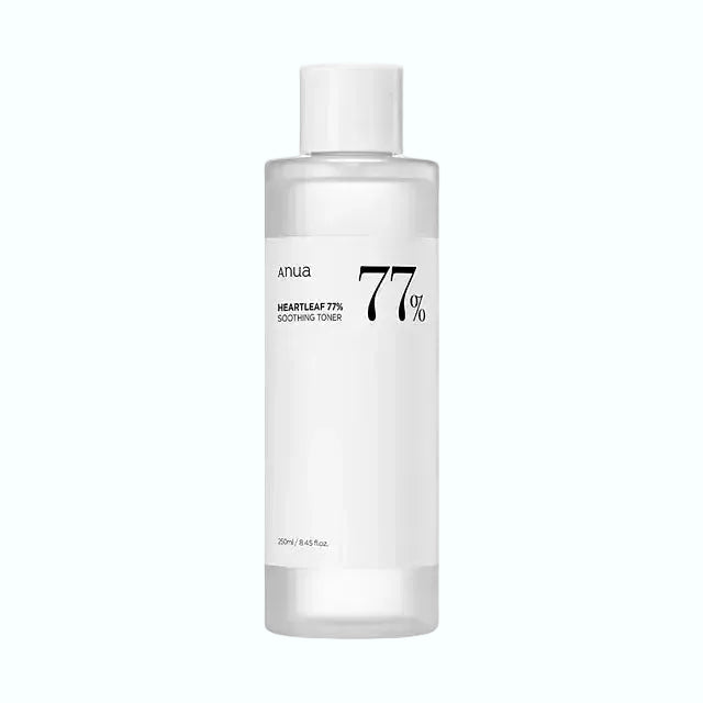 Anua Heartleaf 77% Soothing Toner for dry, sensitive skin hydration and calming