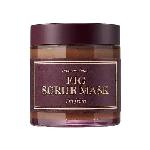 I'm From Fig Scrub Mask with fig powder and black sugar for gentle exfoliation