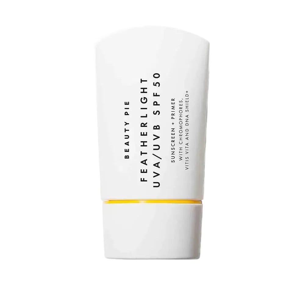 Beauty Pie Featherlight UVA/UVB SPF 50 Sunscreen + Primer for daily sun protection and smooth makeup base