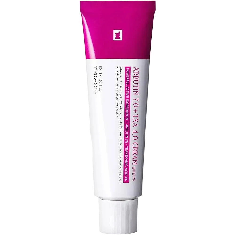 Tosowoong Arbutin 7% + Tranexamic Acid 4% Cream for dark spots, hyperpigmentation and brightening