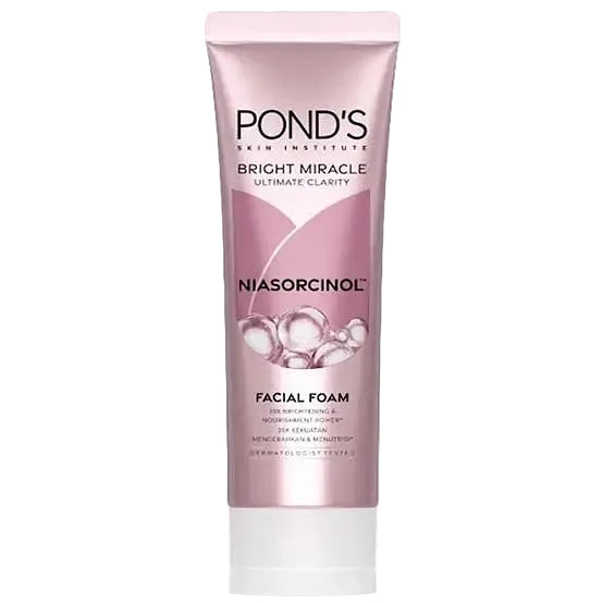 Pond's Bright Miracle Ultimate Clarity Niasorcinol Facial Foam for brightening and dark spots