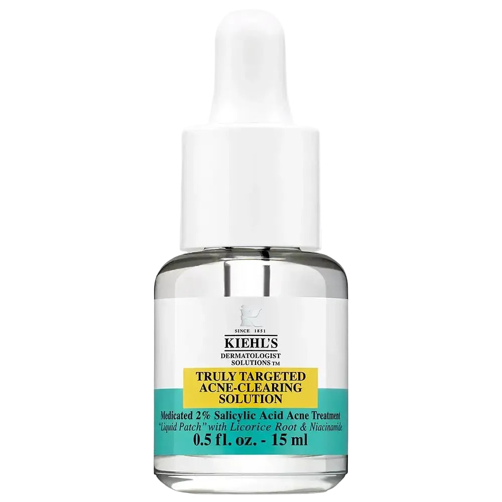 Kiehl's Truly Targeted Pimple Patch with Salicylic Acid for acne treatment and blemish reduction