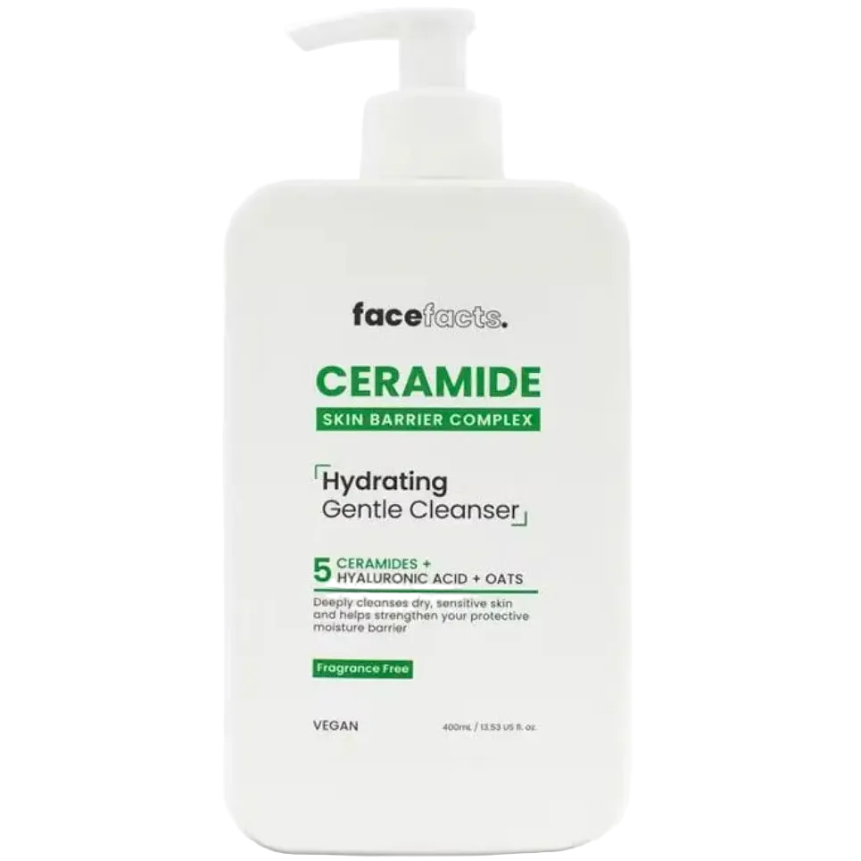 Face Facts Ceramide Hydrating Gentle Cleanser for dry and sensitive skin barrier repair