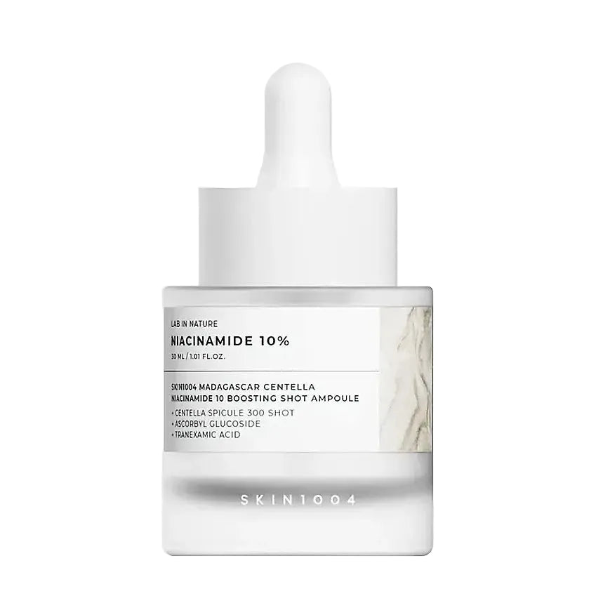 SKIN1004 Niacinamide 10 Boosting Shot Ampoule for pore refining and brightening with spicule technology