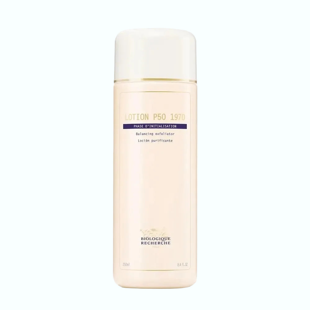 Biologique Recherche P50V 1970 exfoliating toner with BHA AHA niacinamide for acne-prone and oily skin