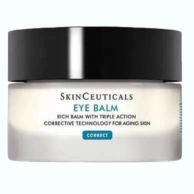 SkinCeuticals Eye Balm for mature skin, reducing under-eye puffiness and fine lines around eyes