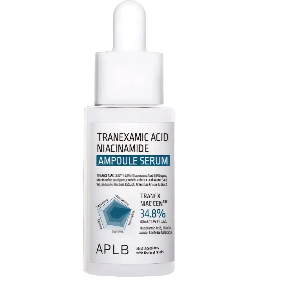 APLB Tranexamic Acid Niacinamide Ampoule Serum for brightening dark spots and soothing sensitive skin