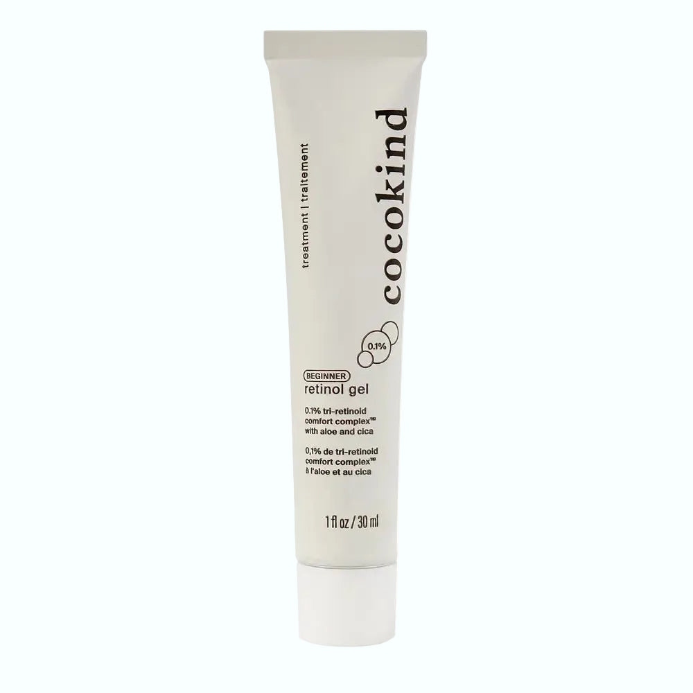 Cocokind Beginner Retinol Gel 0.1% for sensitive skin with tri-retinoidcomplex to reduce fine lines