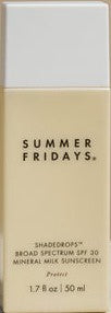 Summer Fridays Shadedrops Broad Spectrum SPF 30 Mineral Milk Sunscreen