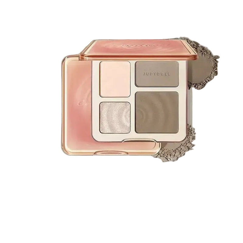 Judydoll 2 In 1 Highlighter Contour Palette for sculpting and radiant glow