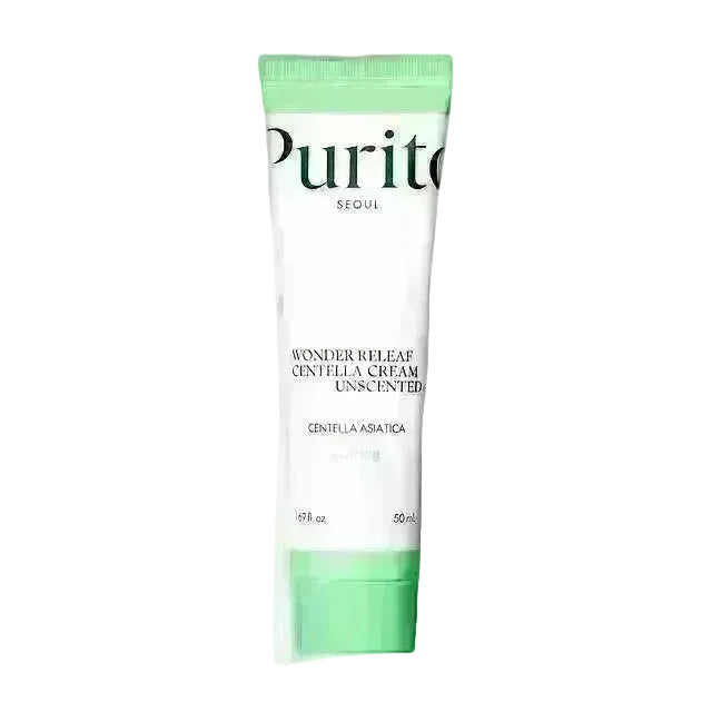 Purito Wonder Releaf Centella Cream Unscented for sensitive skin soothing and barrier repair