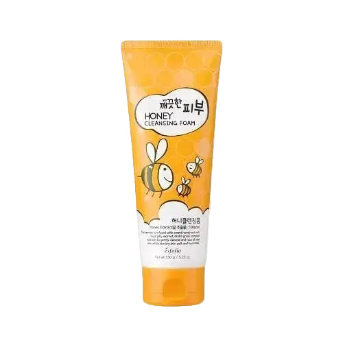 Esfolio Pure Skin Cleansing Foam Korean face wash with honey and grain extracts for gentle daily cleansing