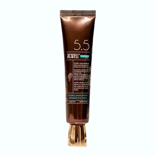 Acwell Licorice pH Balancing Intensive Eye Cream for dark circles and brightening with licorice and peptides