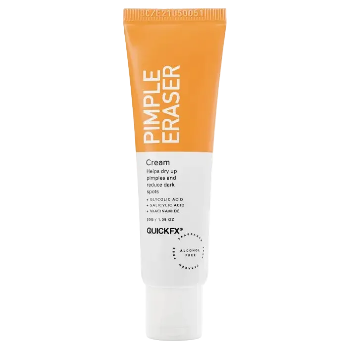 Quickfx Pimple Eraser spot treatment for acne, blemishes, and dark spot fading