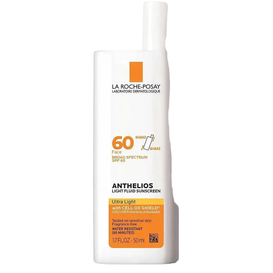 La Roche-Posay Anthelios Ultra Light Fluid Face Sunscreen SPF 60 for broad spectrum UV protection