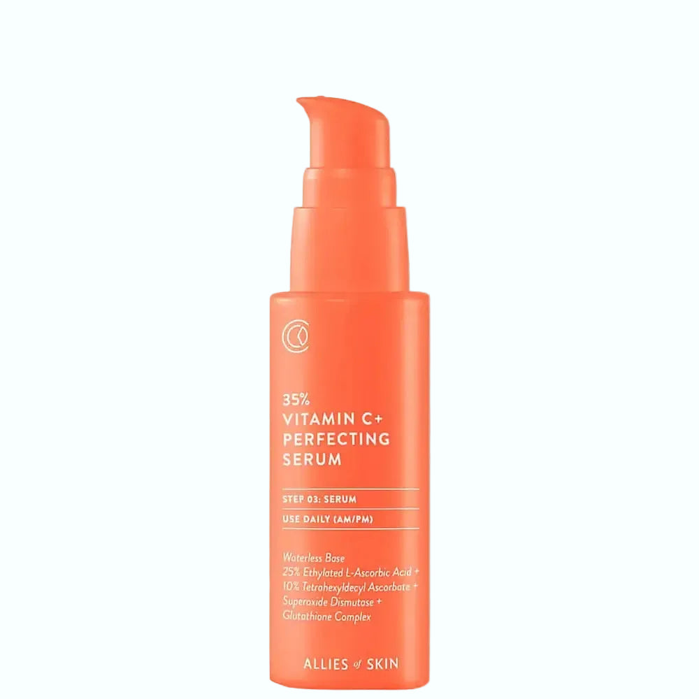 Allies of Skin 35% Vitamin C+ Perfecting Serum for brightening, firmng, and antioxidant protection