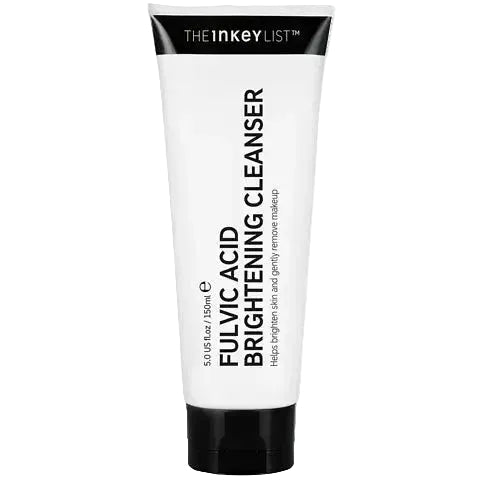 The INKEY List Fulvic Acid Brightening Cleanser for gentle exfoliation and brighter skin