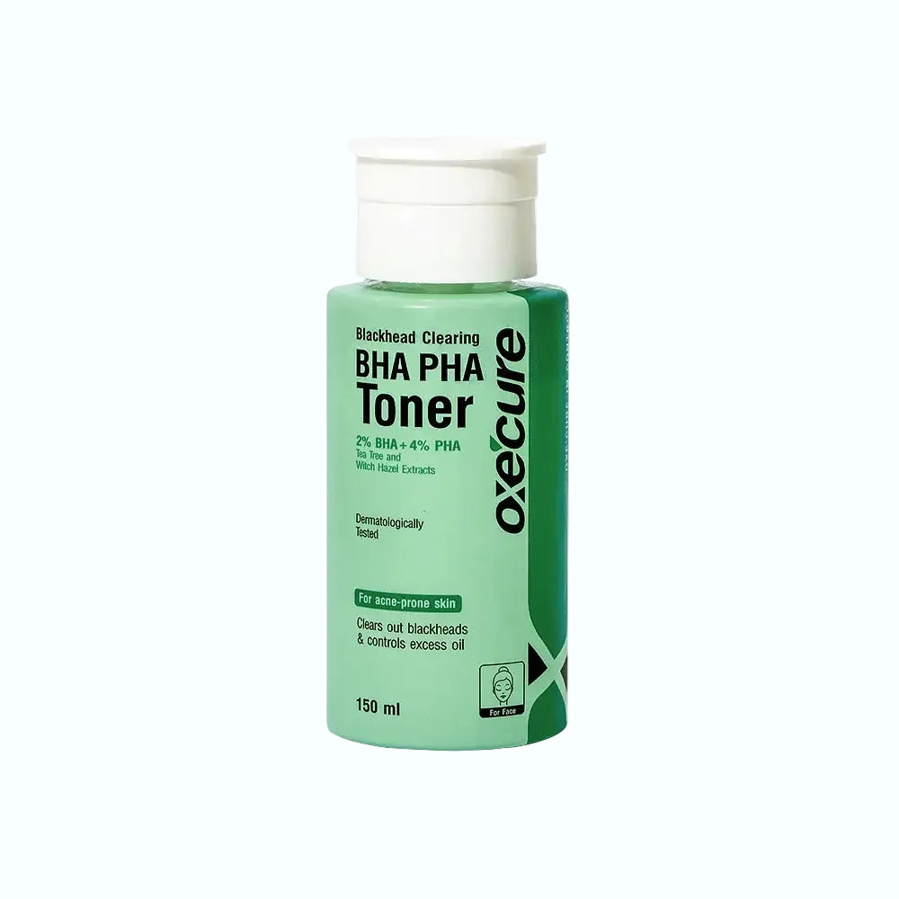 Oxecure Blackhead Clearin BHA PHA Toner for acne-prone skin with salicylic acid and gentle exfolation
