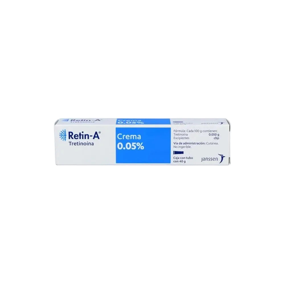 Janssen Retin-A 0.05% prescription tretinoin cream for acne, anti-aging and skin texture
