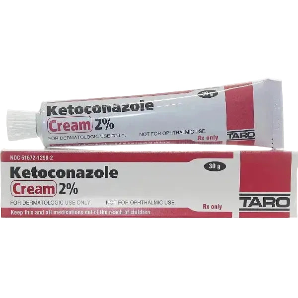 Taro Ketoconazole Cream 2% prescription antifungal treatment for seborrheic dermatitis and tinea