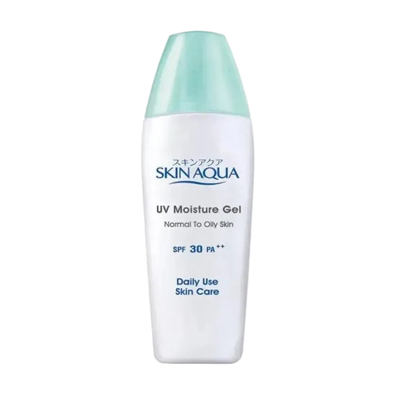 Skin Aqua UV Moisture Gel SPF 30 PA++ lightweight Japanese sunscreen for hydration and UV protection