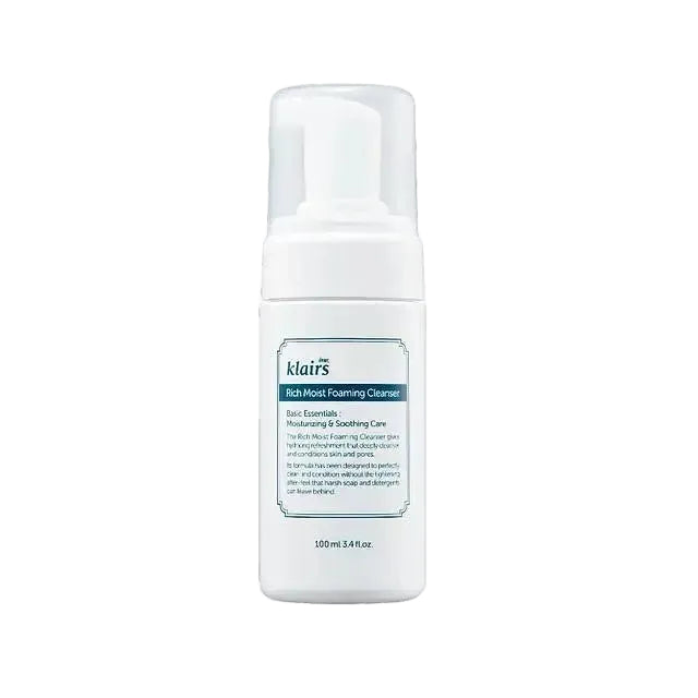Dear Klairs Rich Moist Foaming Cleanser amino acid face wash for sensitive and dry skin