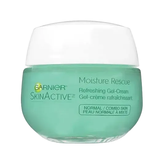 Garnier Moisture Rescue Refreshing Gel Cream lightweight oil-free face moisturizer for 24-hour hydration