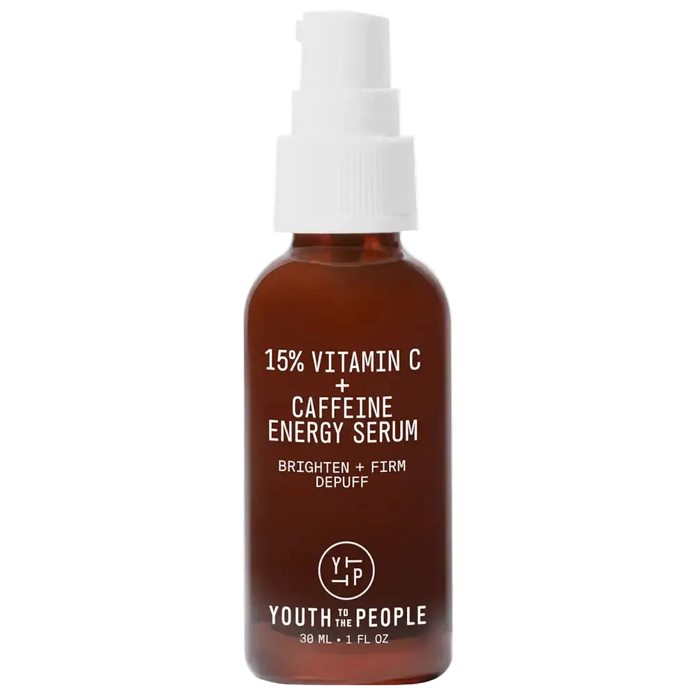 Youth To The People 15% Vitamin C + Caffeine Energy Serum for brightening and depuffing
