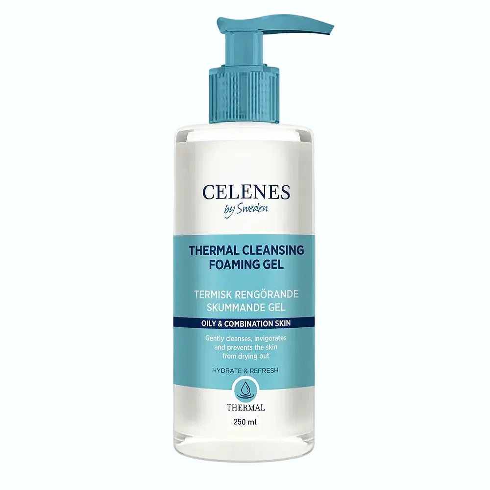 Celenes by Sweden Thermal Cleansing Foaming Gel for oily and combination skin with thermal water