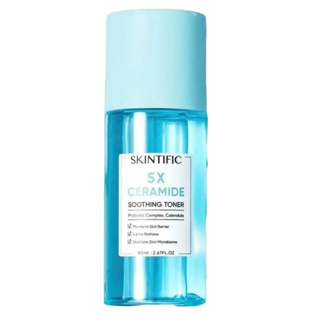 SKINTIFIC 5X Ceramide Soothing Toner for barrier repair and sensitive skin hydration