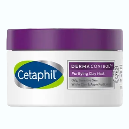 Cetaphil Dermacontrol Purifying Clay Mask with bentonite clay for oily and sensitive skin