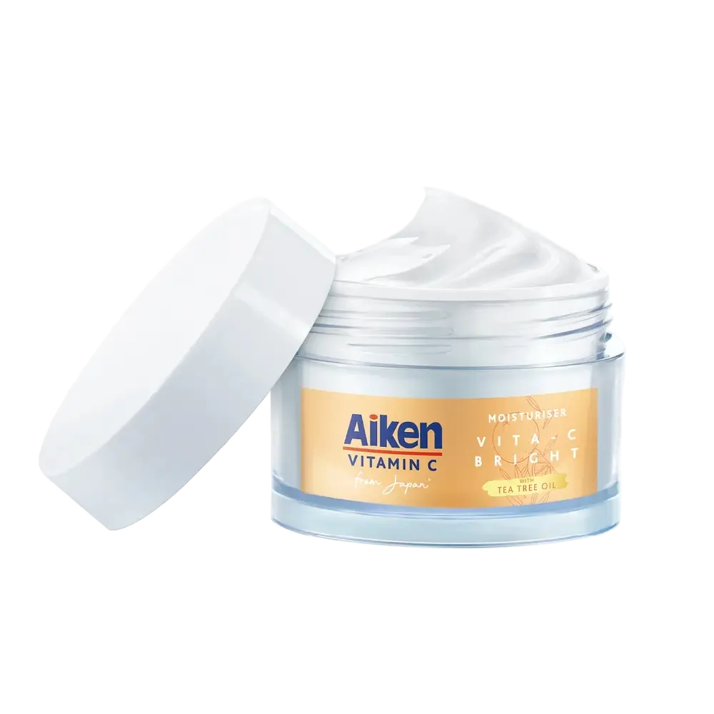 Aiken Vita-C Bright Moisturiser gel moisturizer for brightening and acne-free skin