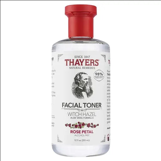 Rose Petal Alcohol Free Toner with Witch Hazel Aloe Vera