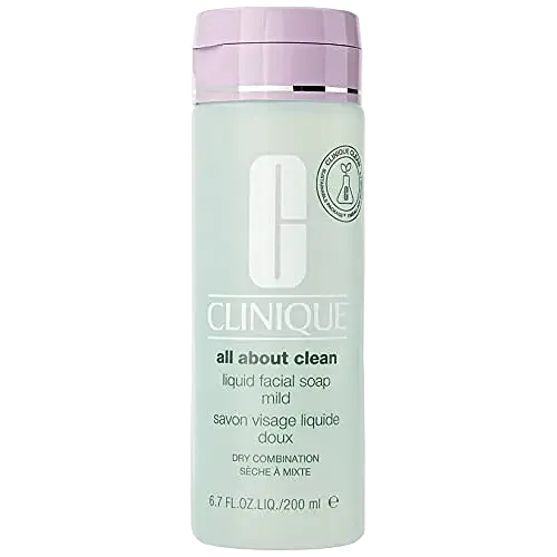 Clinique All About Clean Liquid Facial Soap gentle daily face cleanser for all skin types