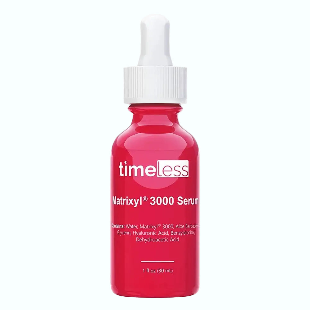 Timeless Matrixyl 3000 Serum with peptides and hyaluronic acid for anti-aging and collagen boost
